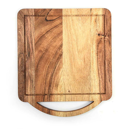 Affinity Decor Cutting Board Series, Acacia Wood Cutting Boards for Kitchen, Wooden Serving Charcuterie Board, Organic Wood Board, Ideal for Chopping Meat, Fruits, Cheese 13 x 11.25